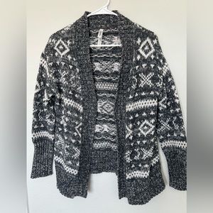 Open front cardigan